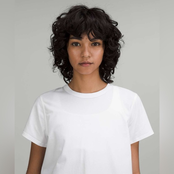 Lululemon White Classic-Fit Cotton-Blend T-Shirt 16 - Picture 2 of 16
